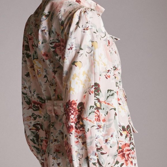 Mare Mare x Anthropologie Floral Mini Shirtdress, Size Small - Picture 2 of 4